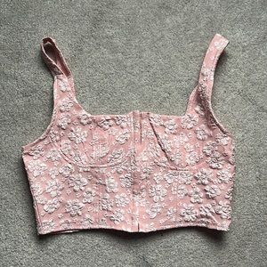 Corset tank with tags!